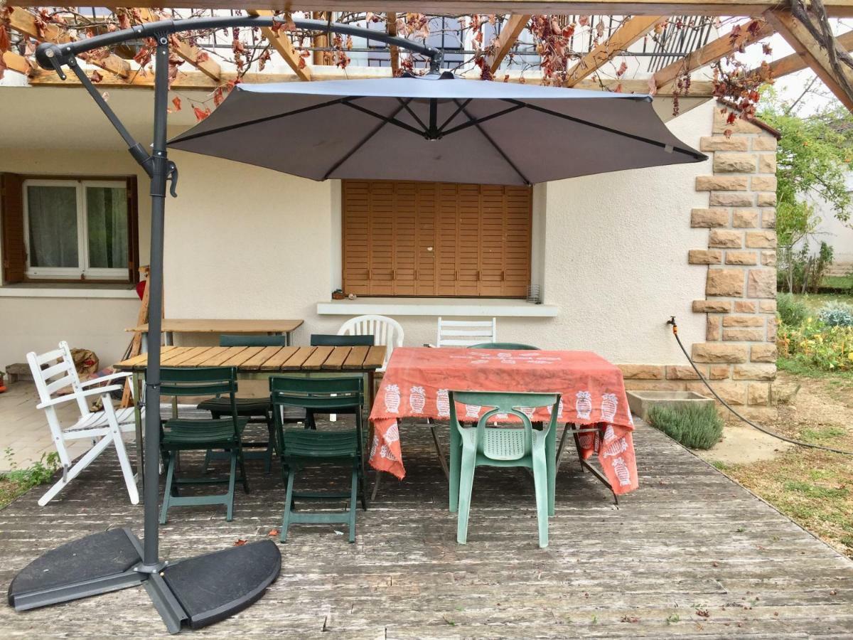 Chambre Avec Vue Sur Jardin Charnay-lès-Mâcon Dış mekan fotoğraf