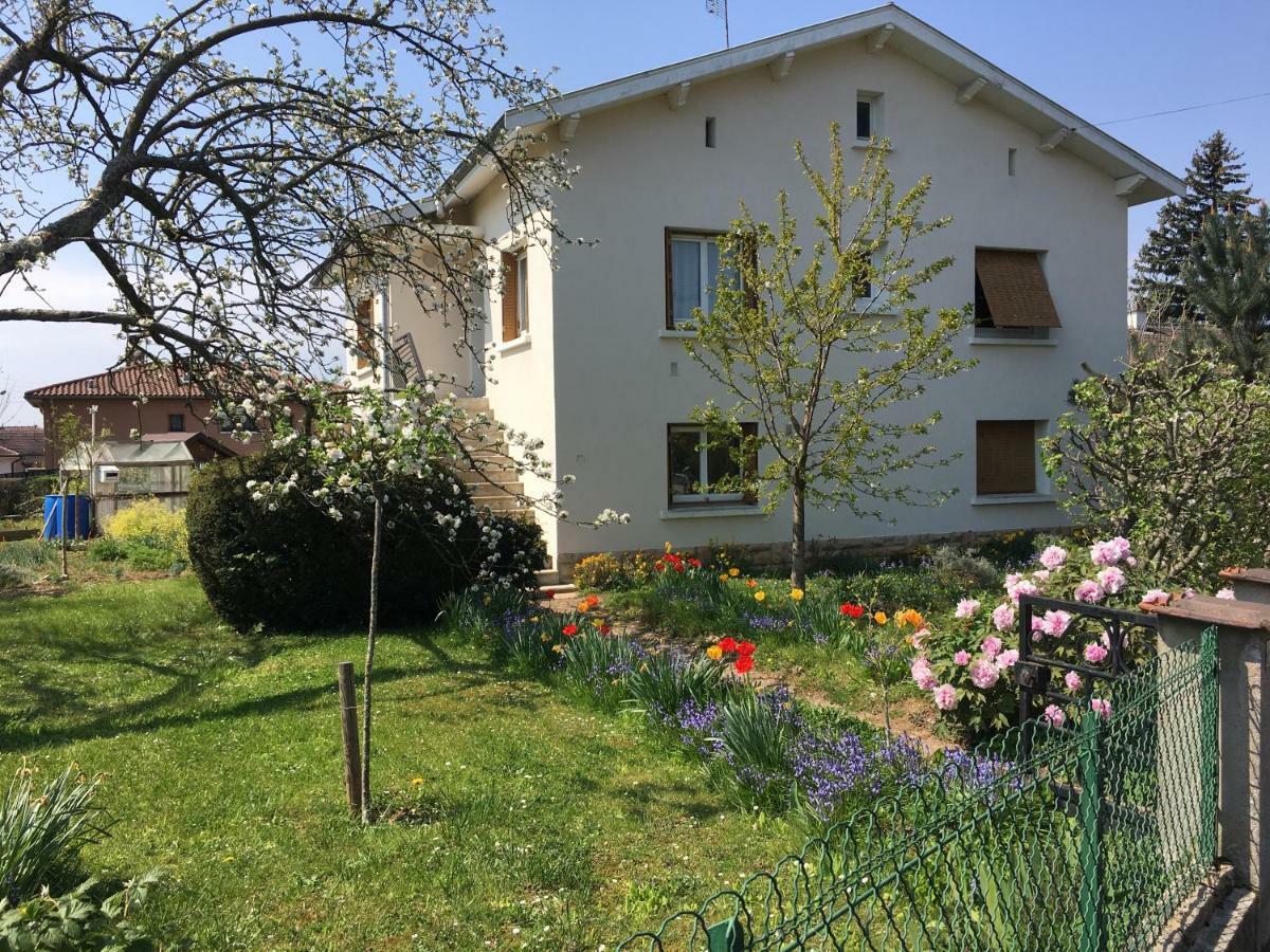 Chambre Avec Vue Sur Jardin Charnay-lès-Mâcon Dış mekan fotoğraf